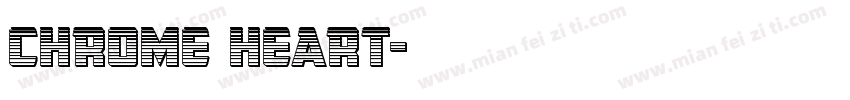 CHROME HEART字体转换